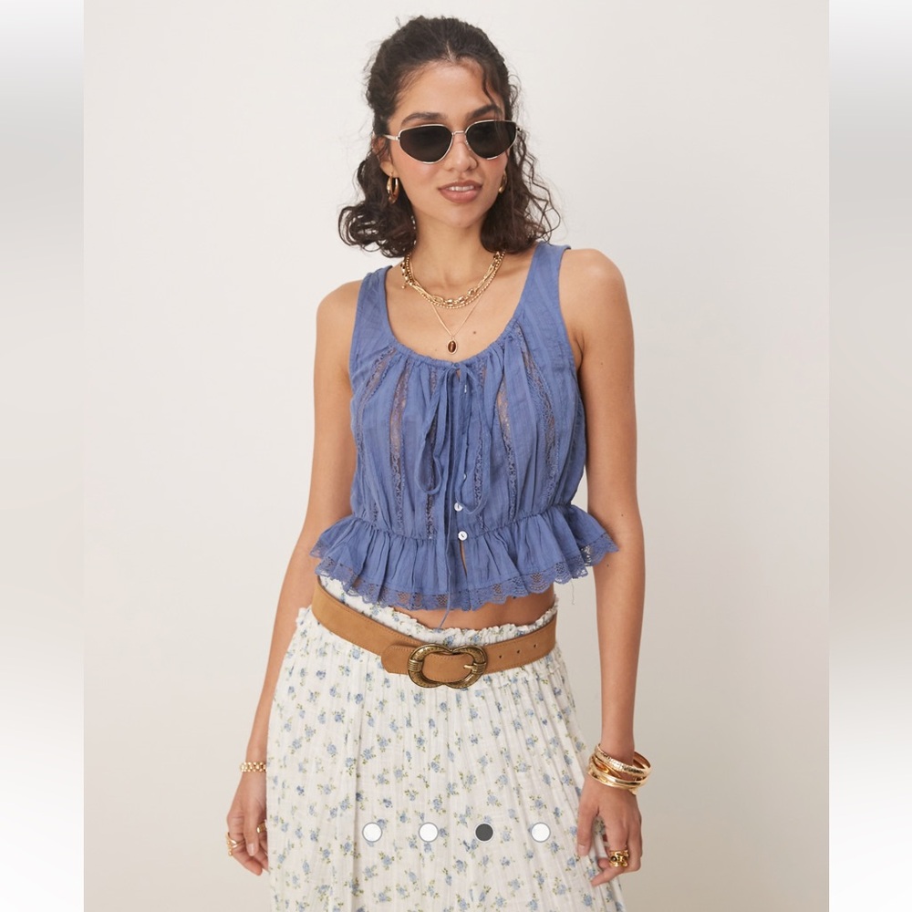 free people Alana Lace Top